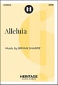 Alleluia SATB choral sheet music cover